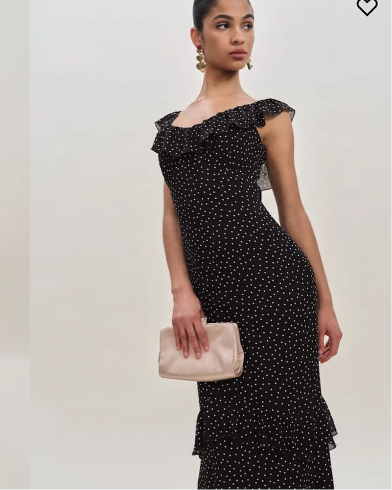 Reformation Polka Dot Maxi Dress - Image 2