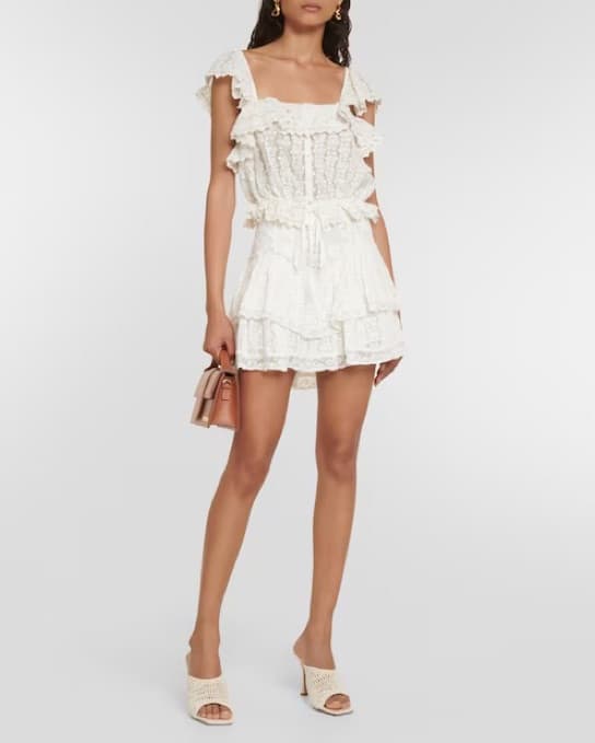 LoveShackFancy Mini Skirt - Image 2