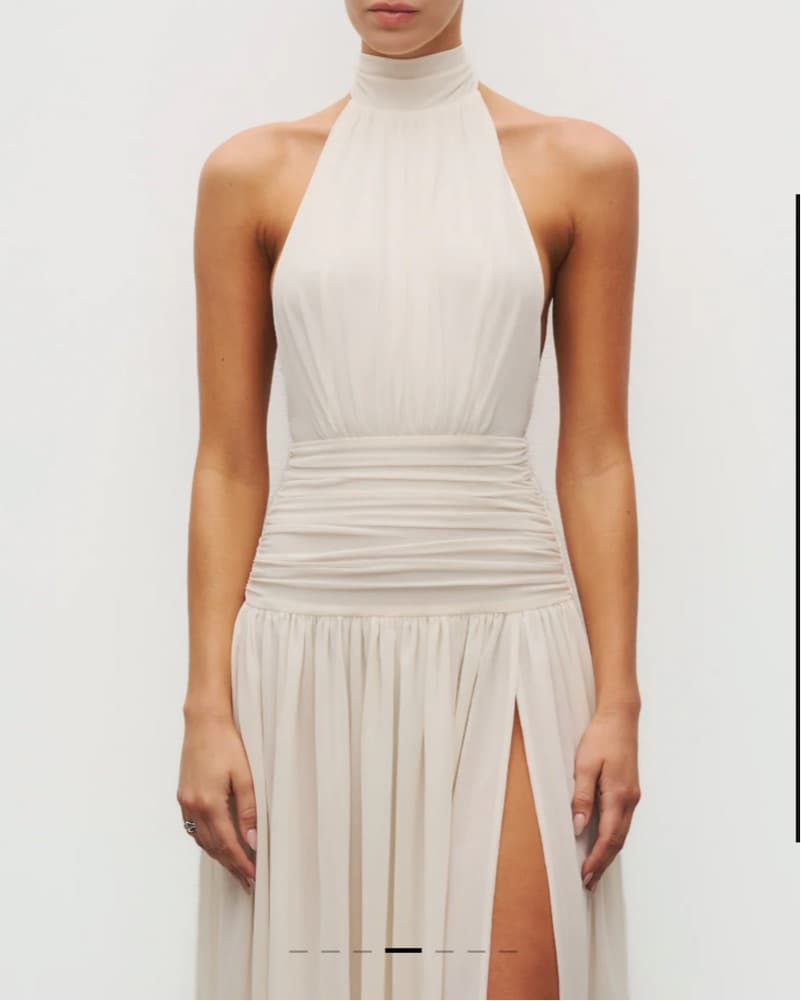 Heiress Beverly Hills Halter Slit Gown - Image 4