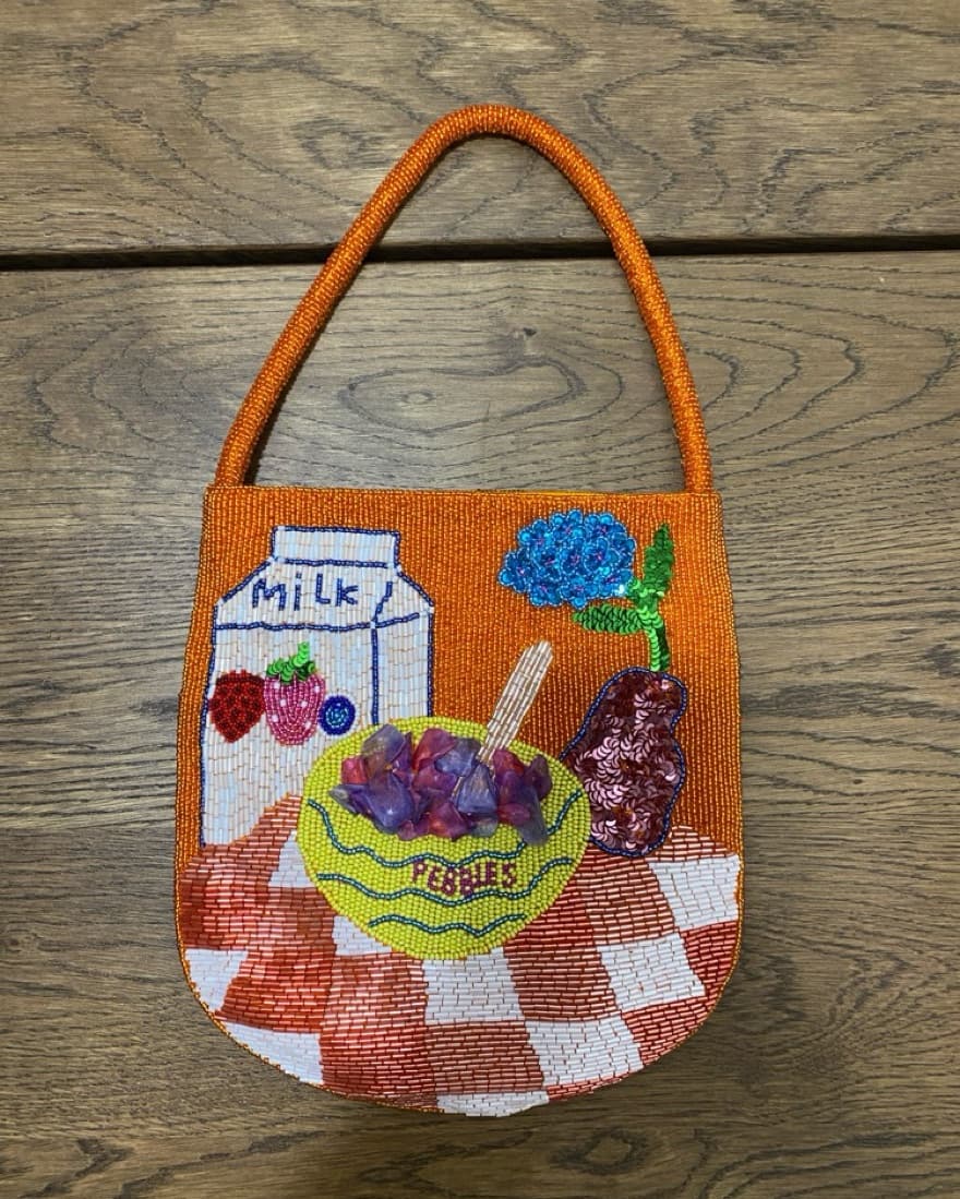 Susan Alexandra Hand Beaded Bag - Image 3