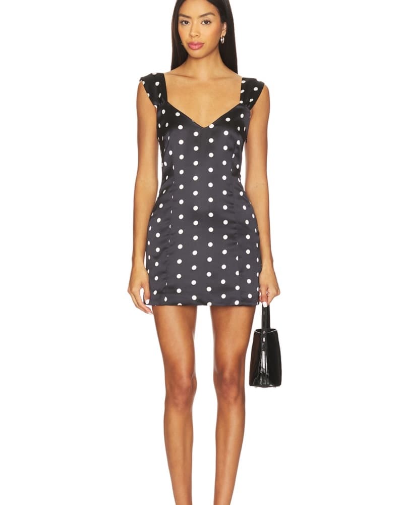 Aurabelle Sateen Mini Dress - Image 1