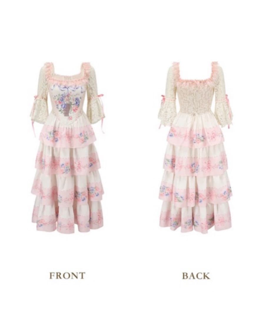 Lacemade Ruffle Corset Dress - Image 4