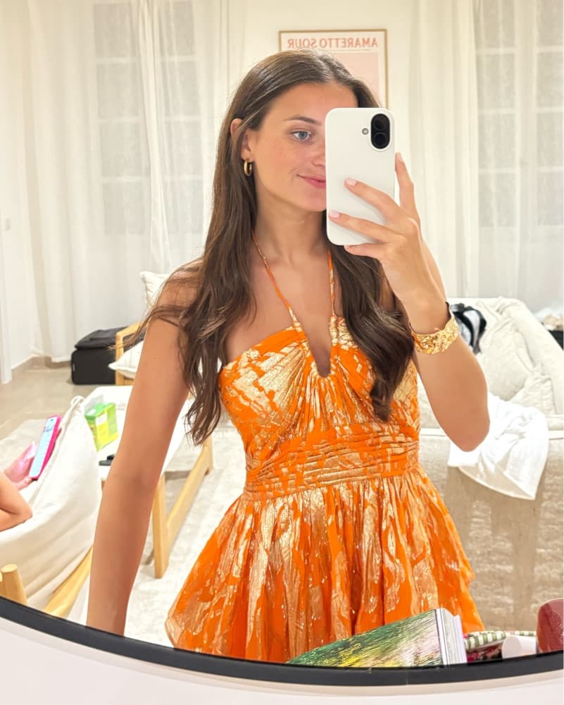 Ramy Brook Orange Dress - Image 2