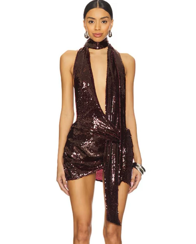 Revolve Mini Sequin Dress - Image 1