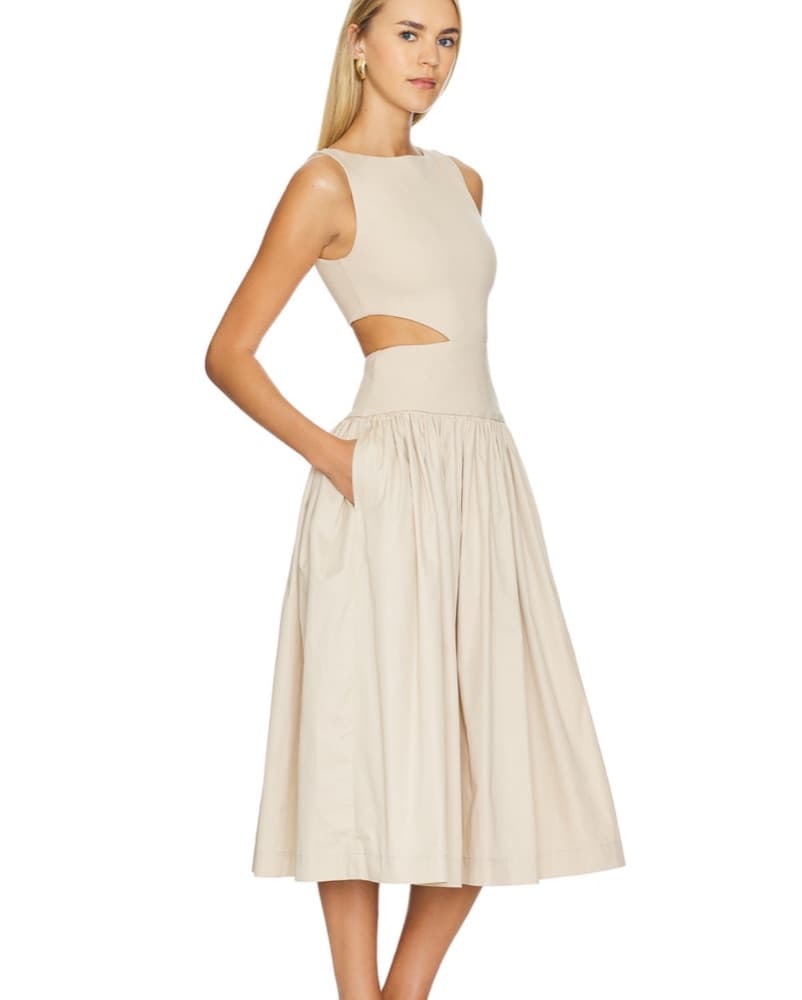Revolve Midi Dress With Cutouts - Image 2