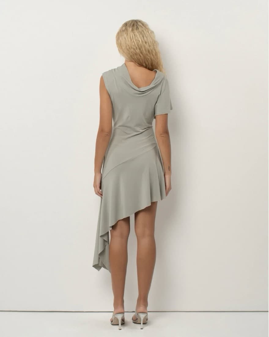 slinky belle the label dress gray/silver - Image 3