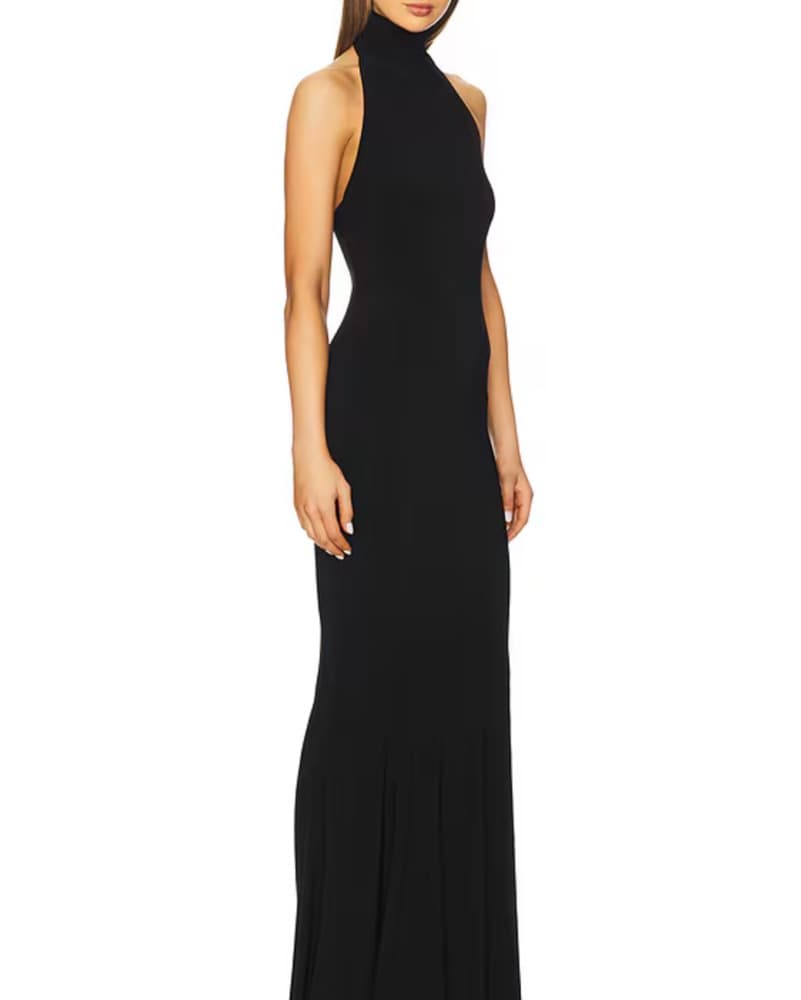 Norma kamali Halter fishtail Gown - Image 1