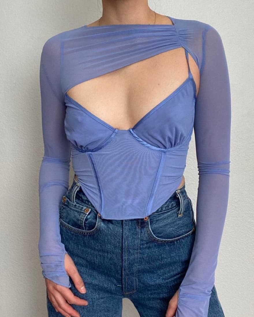 House Of CB Corset Long Sleeve  - Image 1