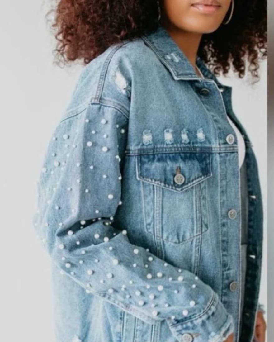 Pearl Denim Jacket - Image 1