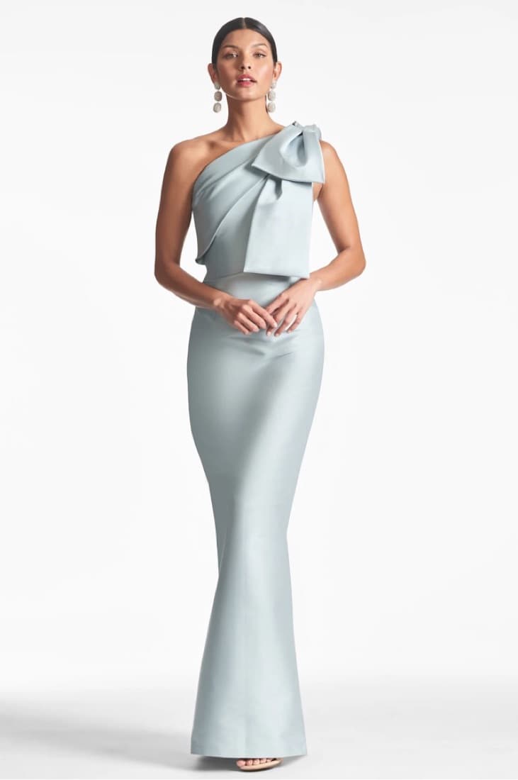 Sachin & Babi- Bonnie Gown - Ash Blue - Image 1