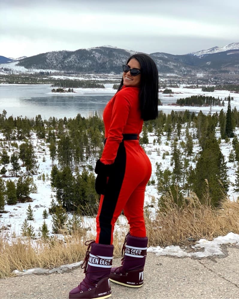 Vibrant Red Ski Jumpsuit - Image 3