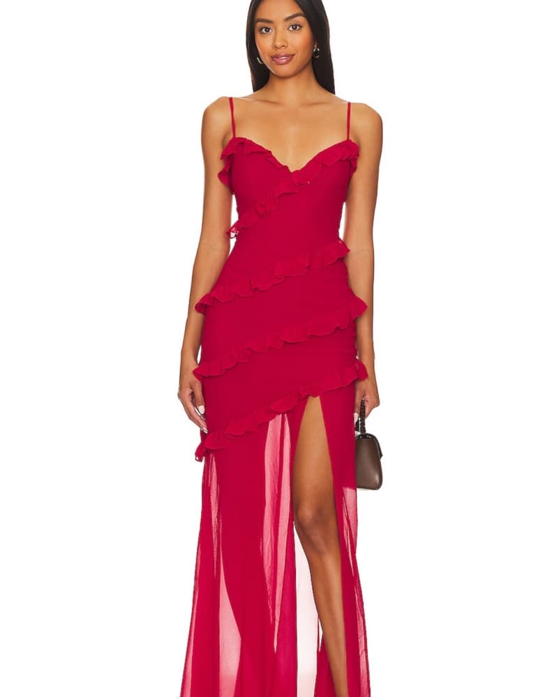 Red Lovers And Friends Revolve Dress - Image 1