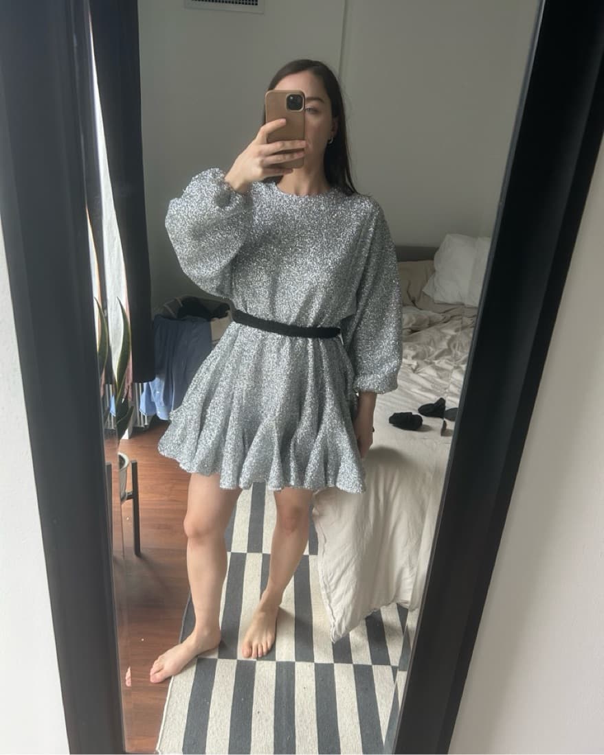 Silver Rhode Sample Dress - Image 2