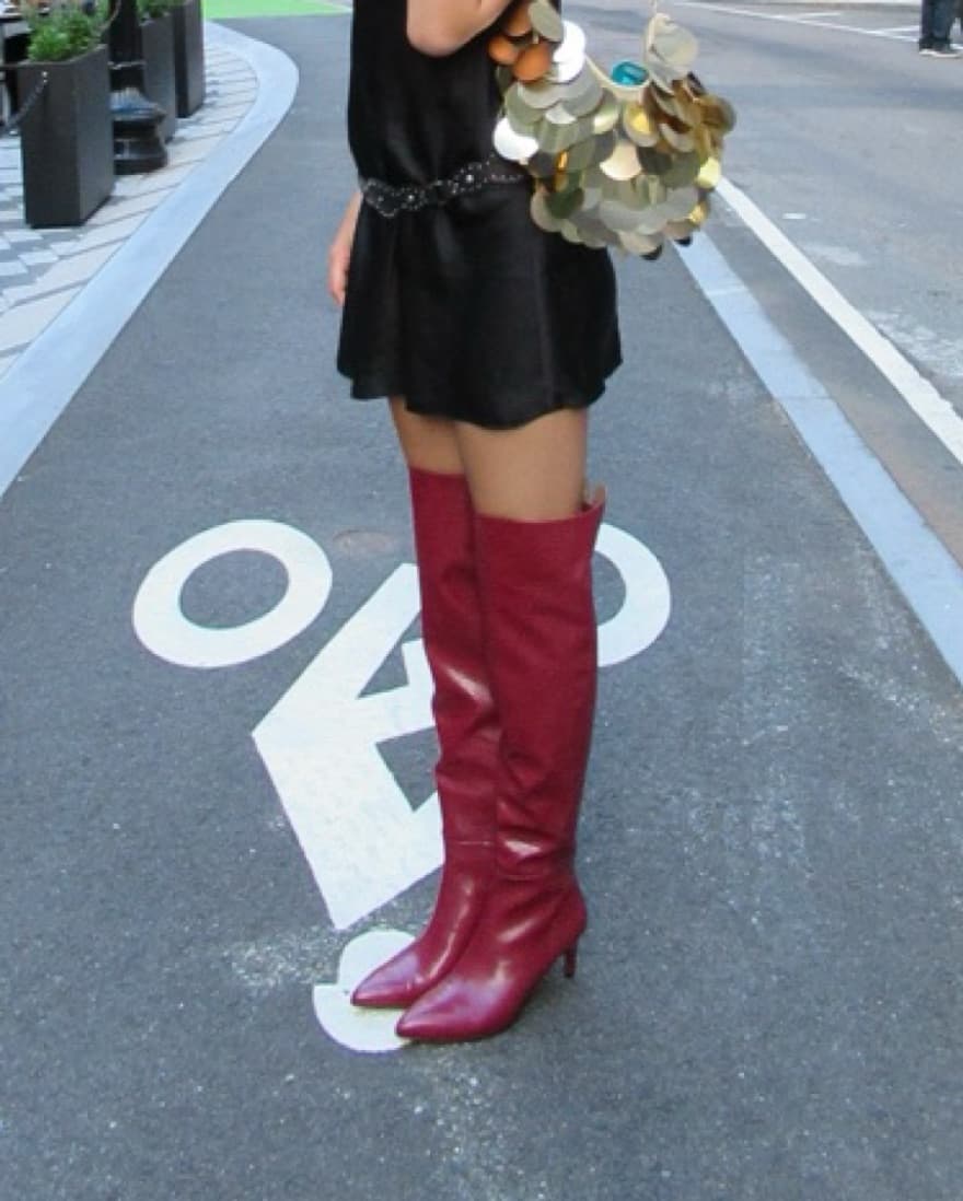 red over the knee boots!! - Image 2