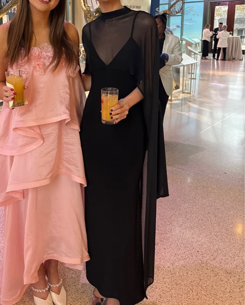 ASOS DESIGN exaggerated cape maxi dress  - Image 1