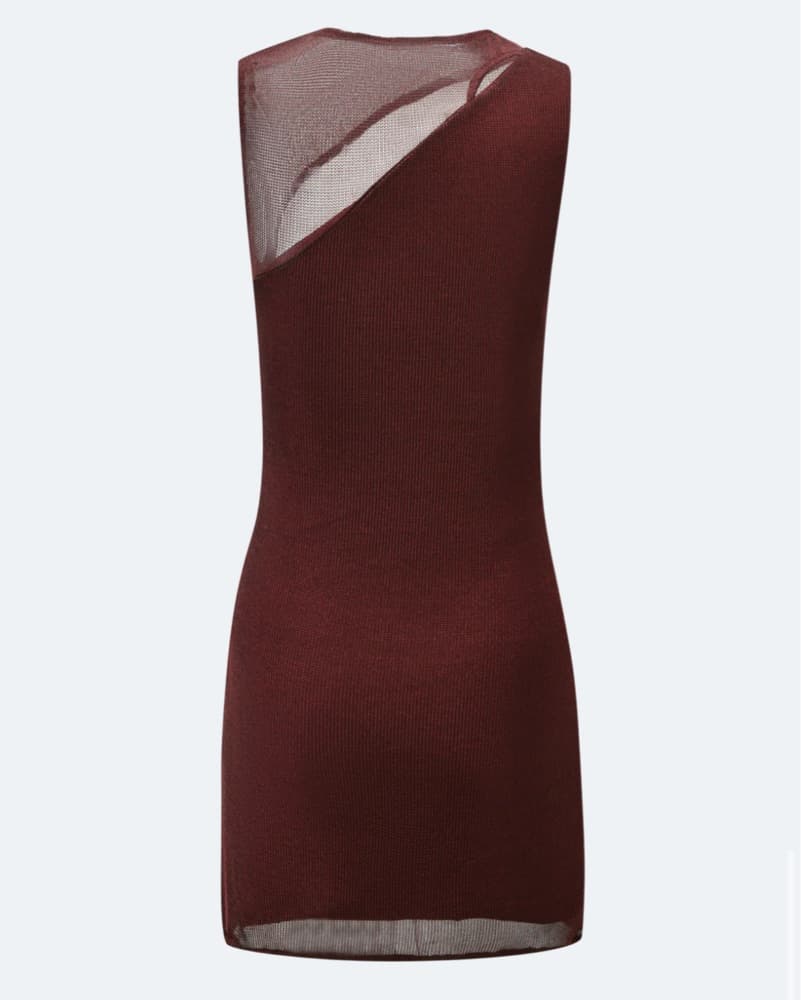 Burgundy Minidress - Image 4