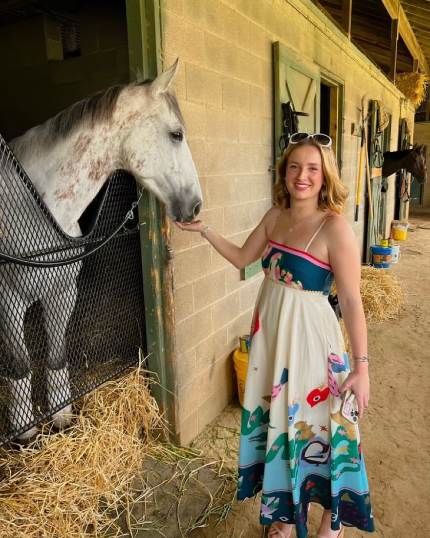 Pattern Maxi Dress  - Image 1