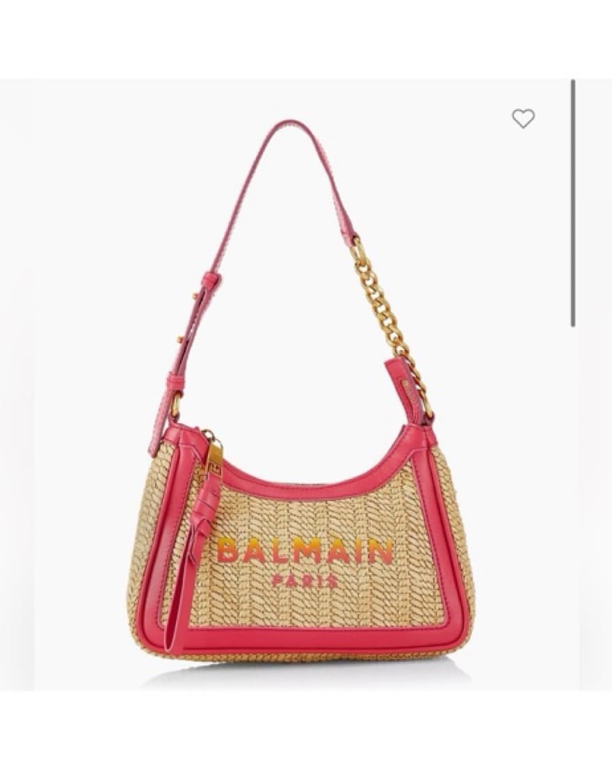 B Army Raffia Shoulder Bag Balmain  - Image 1