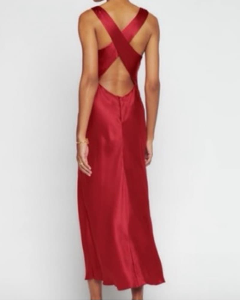 Reformation Red Satan Dress  - Image 2