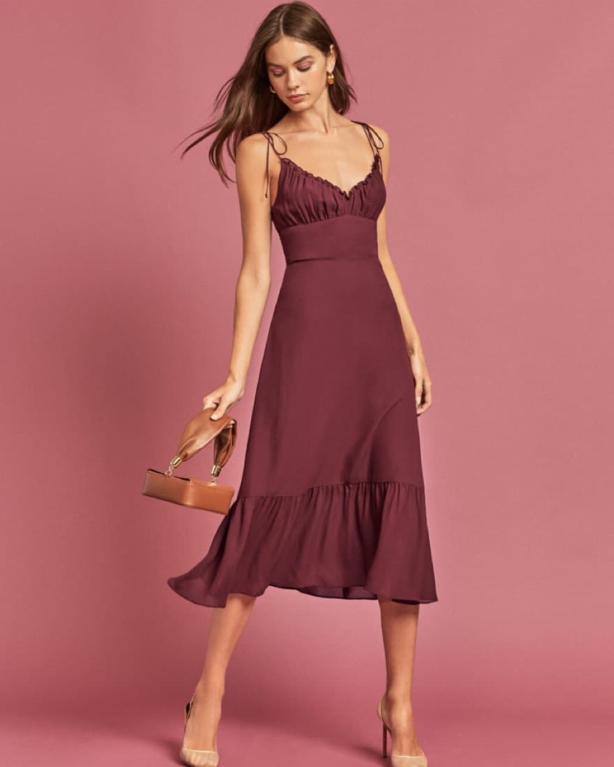 Reformation Embry Dress - Image 4