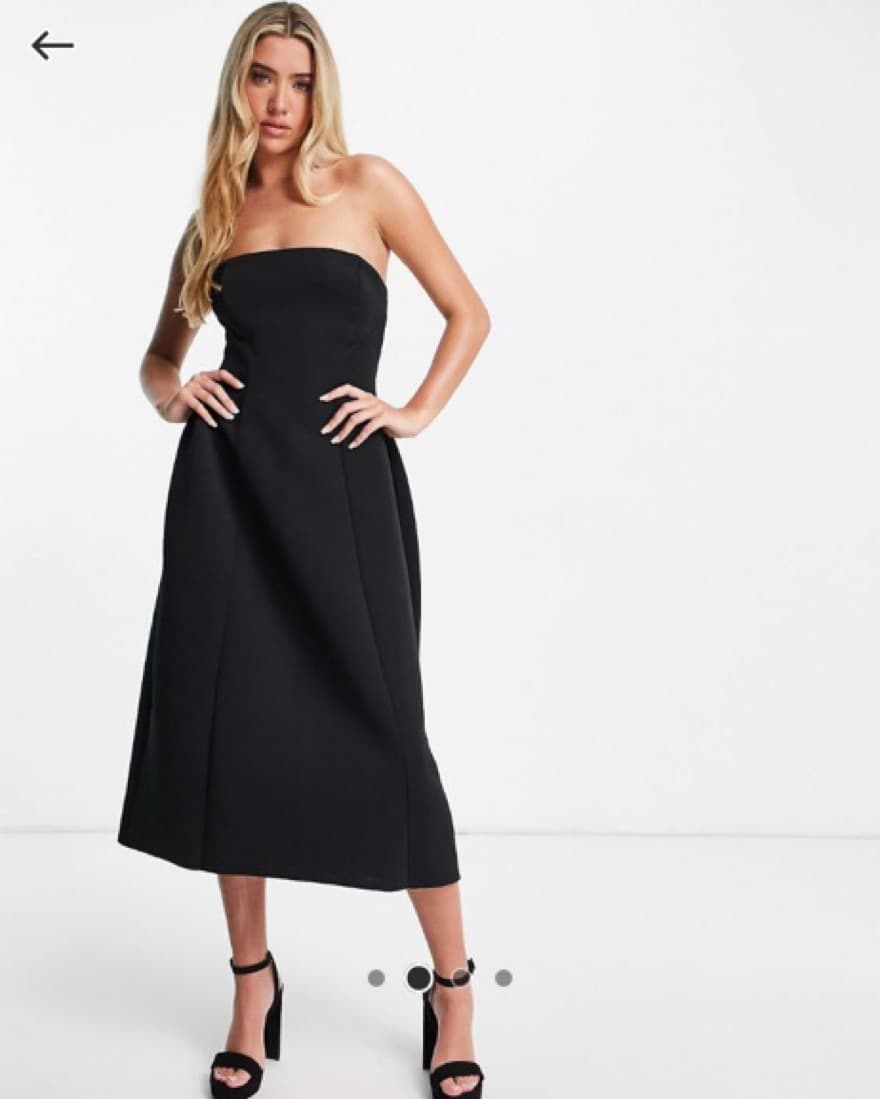 Bandau Open Back Midi Dress - Image 3