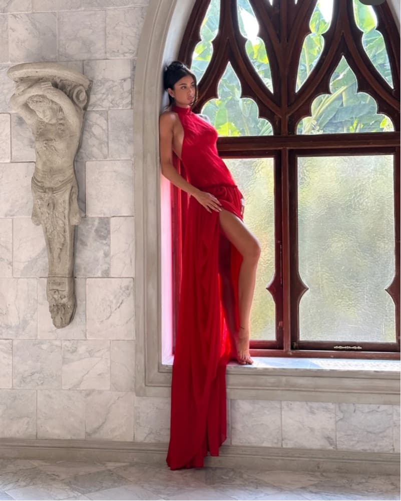 Red Joelle Cherie Dress  - Image 2
