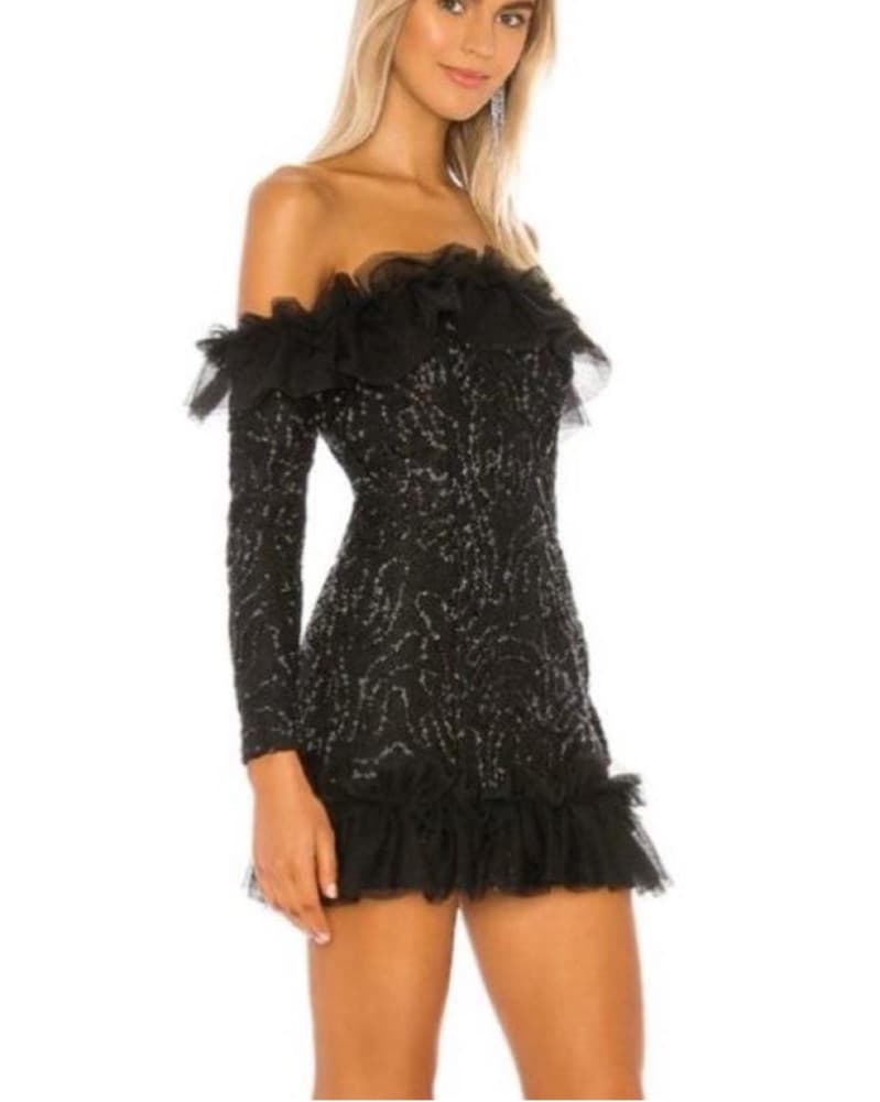Suzette Off The Shoulder Mini Dress  - Image 3