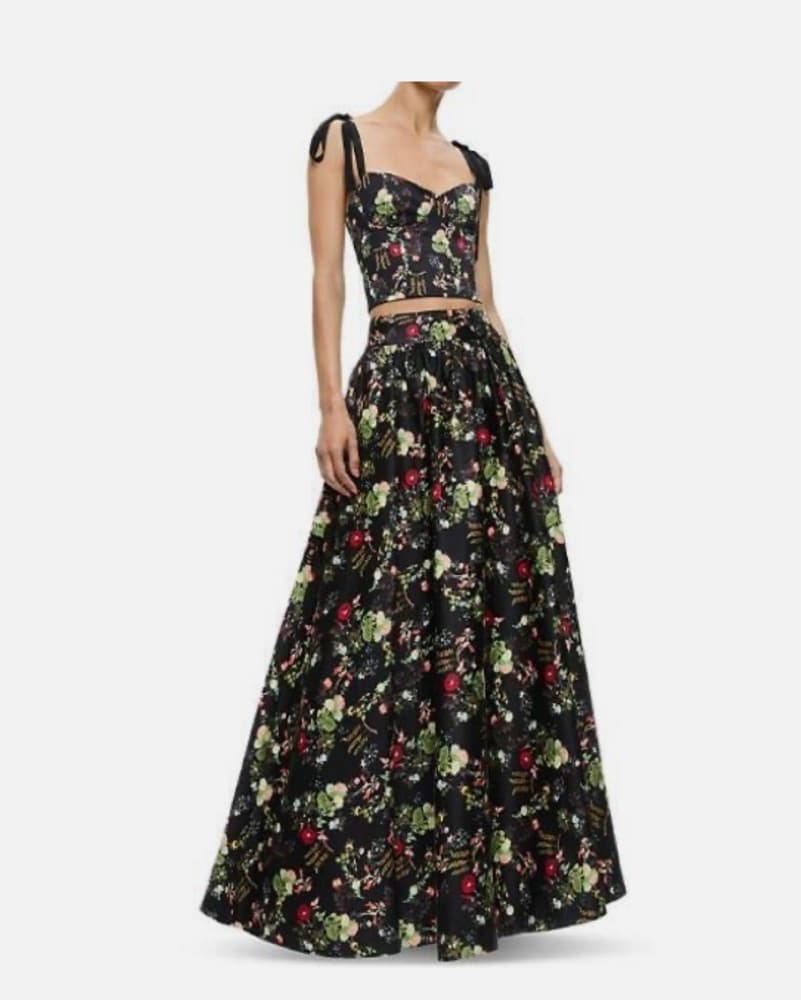 Alice and Olivia Black Floral Set - Image 1