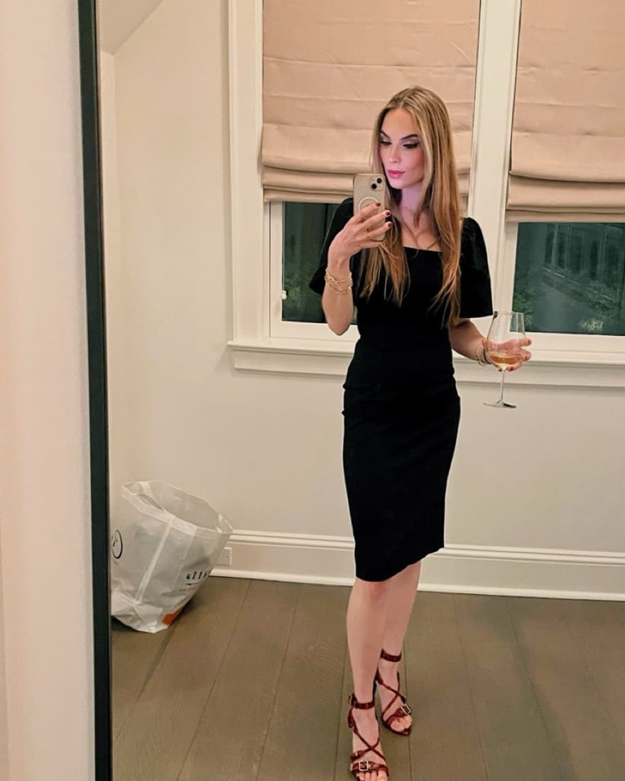 Ba&sh Black Midi Dress - Image 2