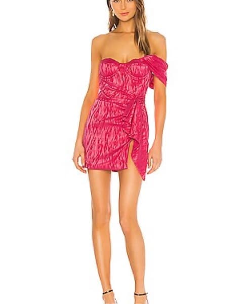 Revolve NBD Jorja Mini dress In fuschia - Image 1