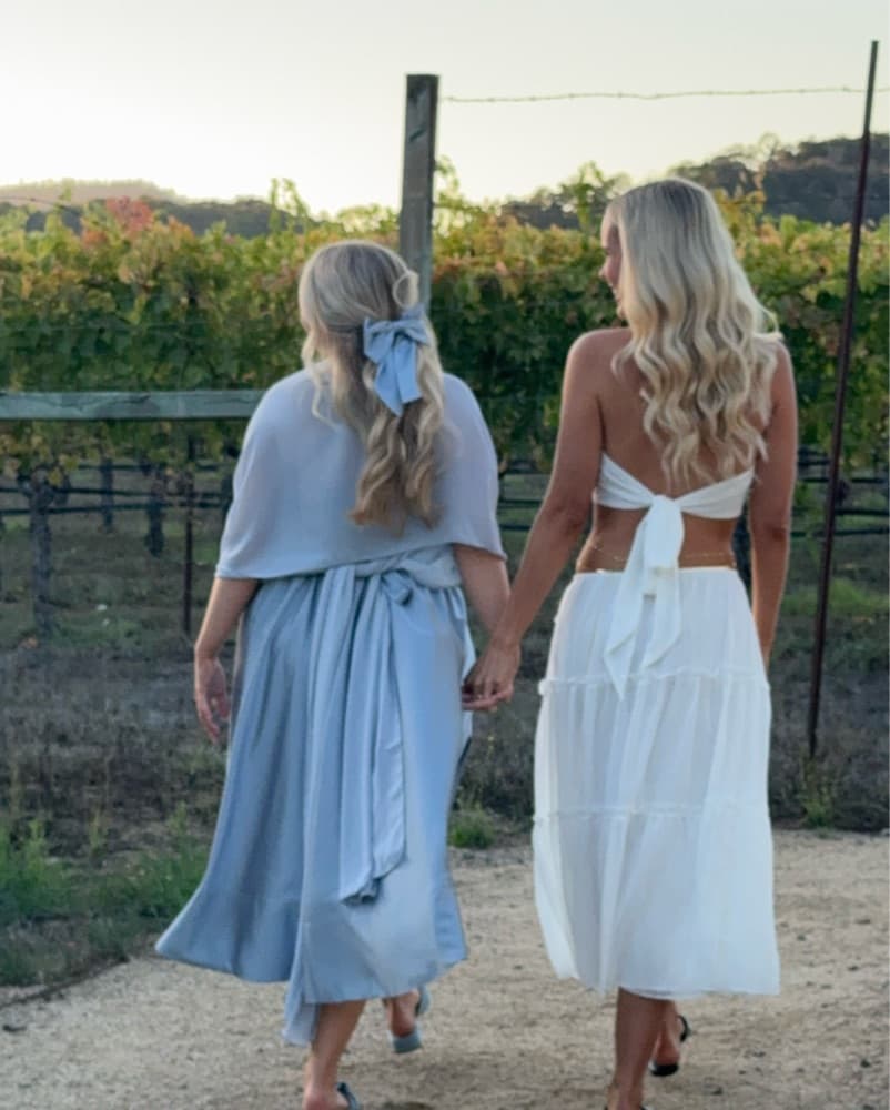 White Skirt And Top Matching Set - Image 4