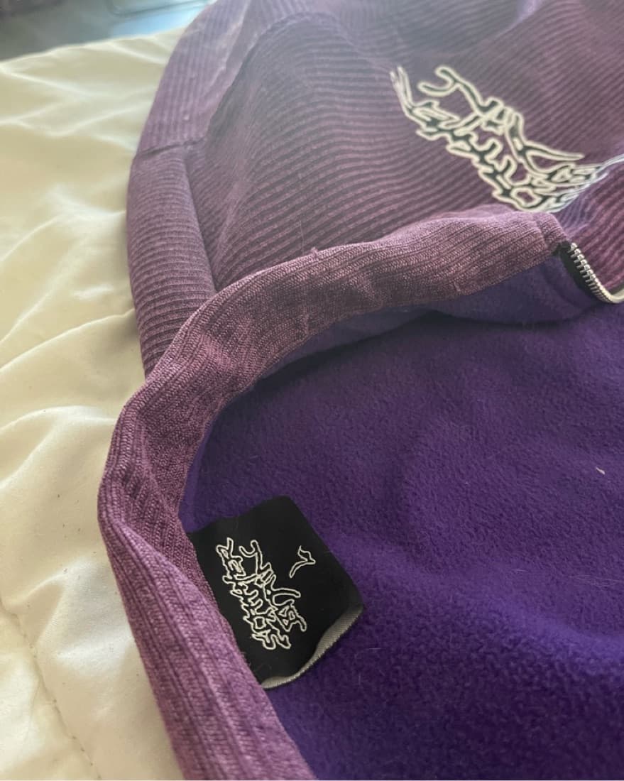 Purple Thick Street Wear Jacket - Image 2