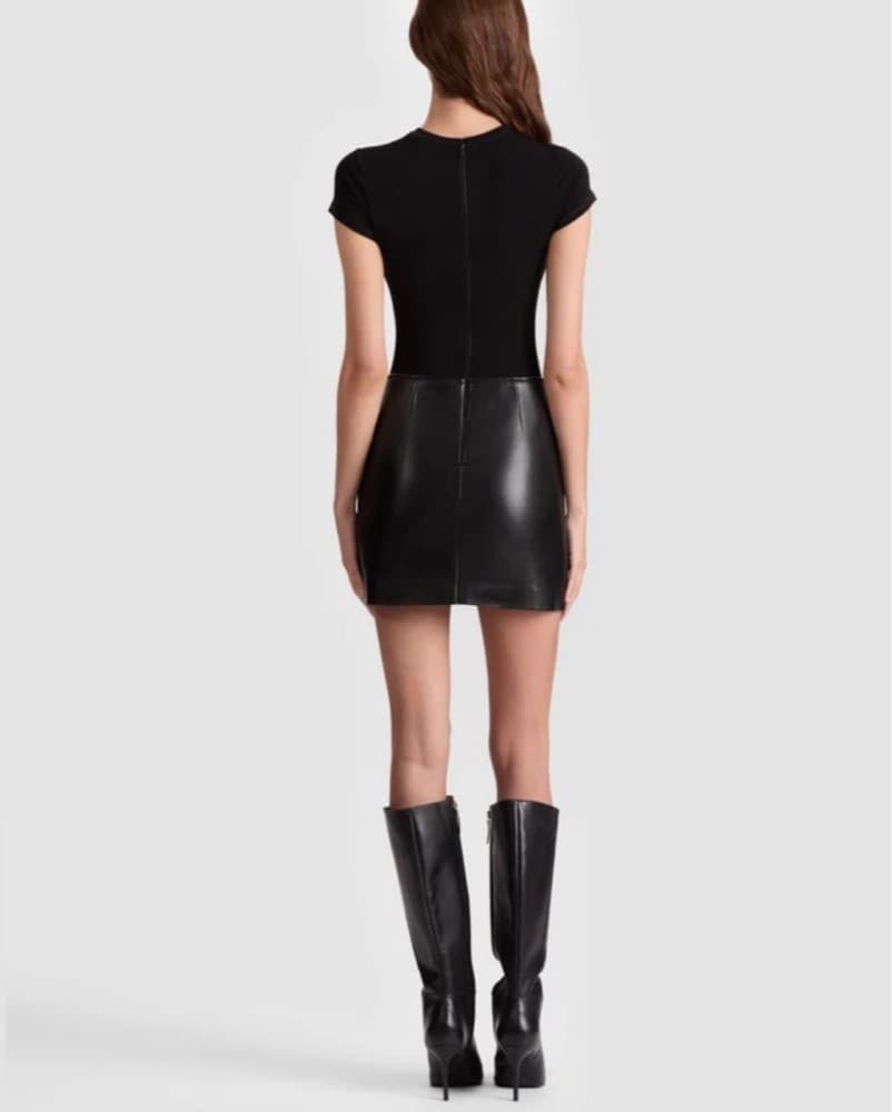 alice and olivia black dress  - Image 2