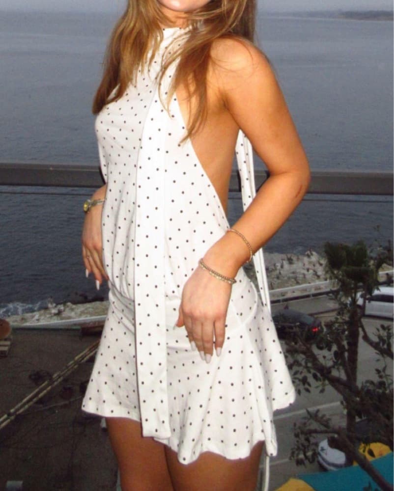 Jaded London Enya Mini Dress - Polka Dot - Image 4