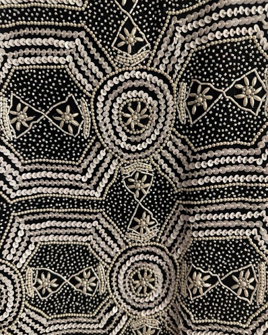 Vintage Beaded Adrianna Papell - Image 1