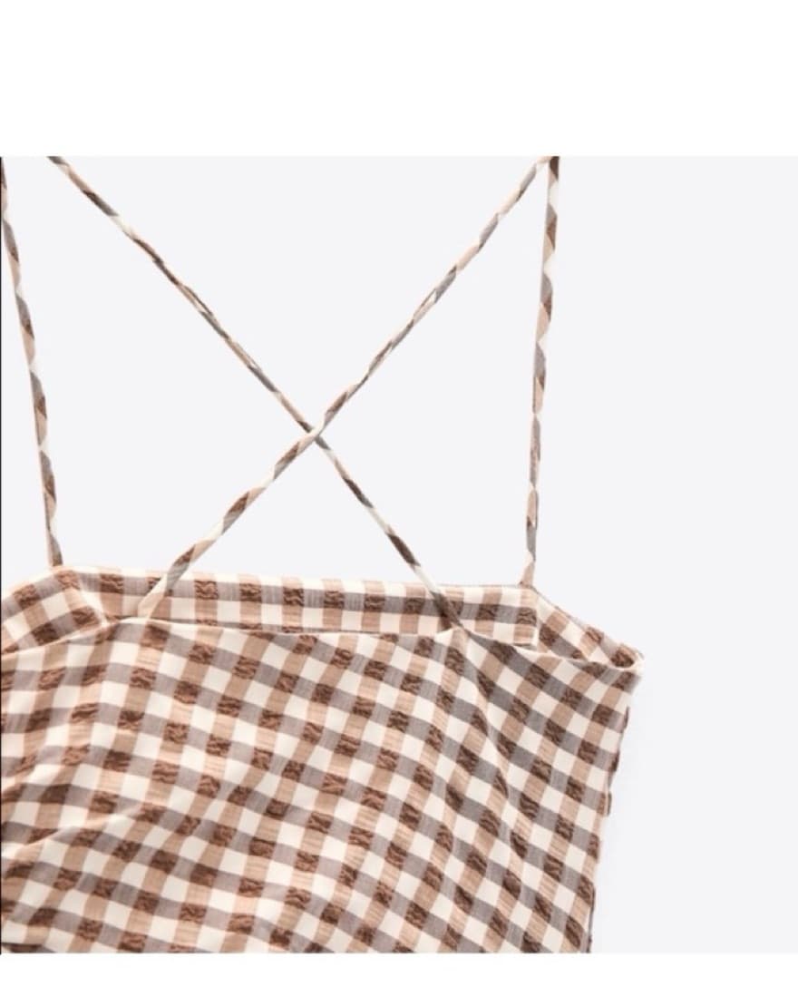 Zara gingham Dress - Image 2