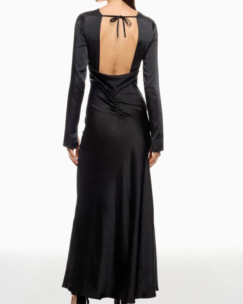 Backless Black Dress - Image 2