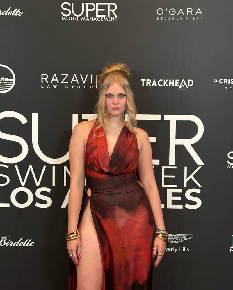 Jaded London Red Maxi Dress - Image 3