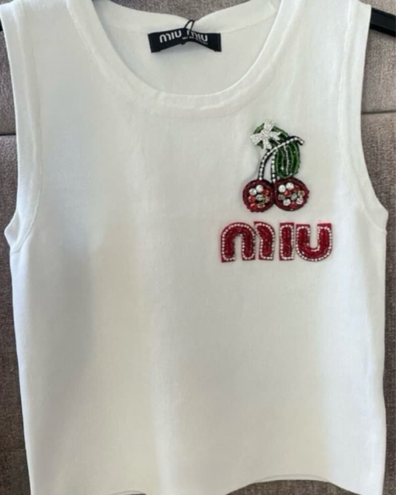 Miu Miu Cherry Top Dupe - Image 2