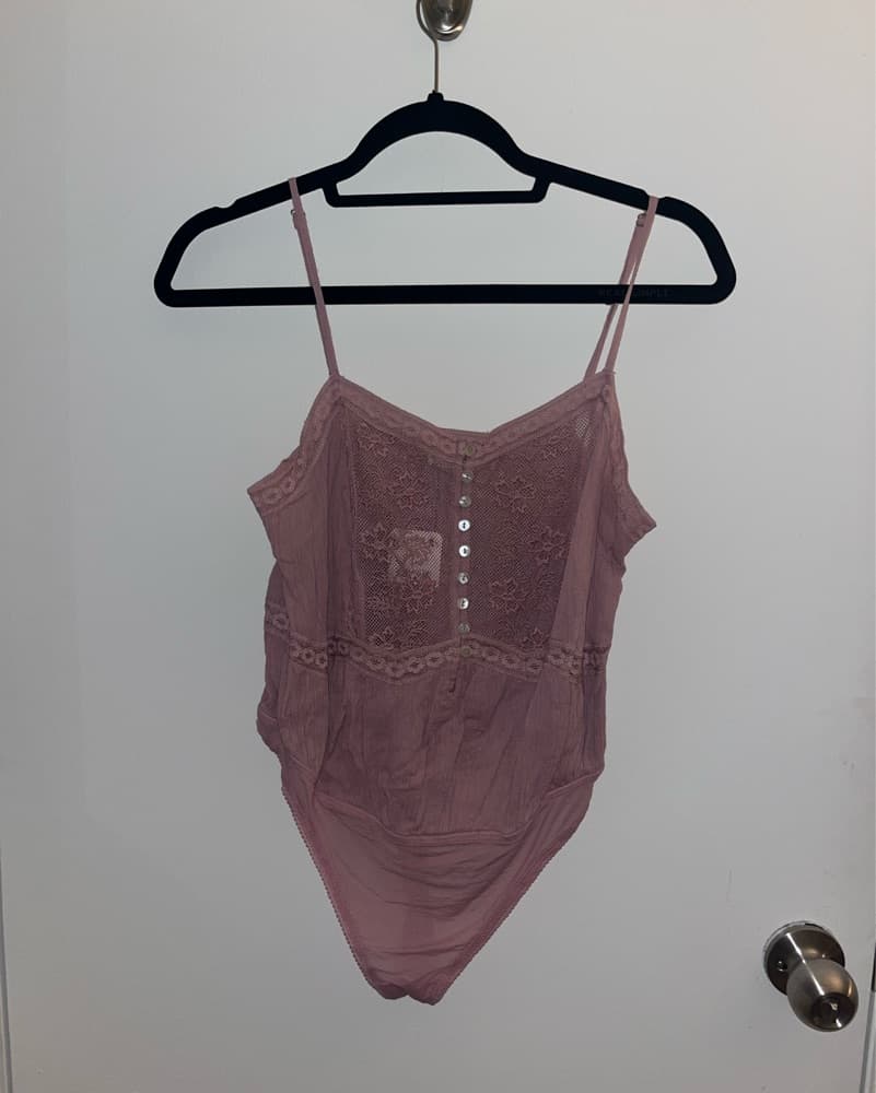 Romantic Lace Cami Bodysuit - Image 1