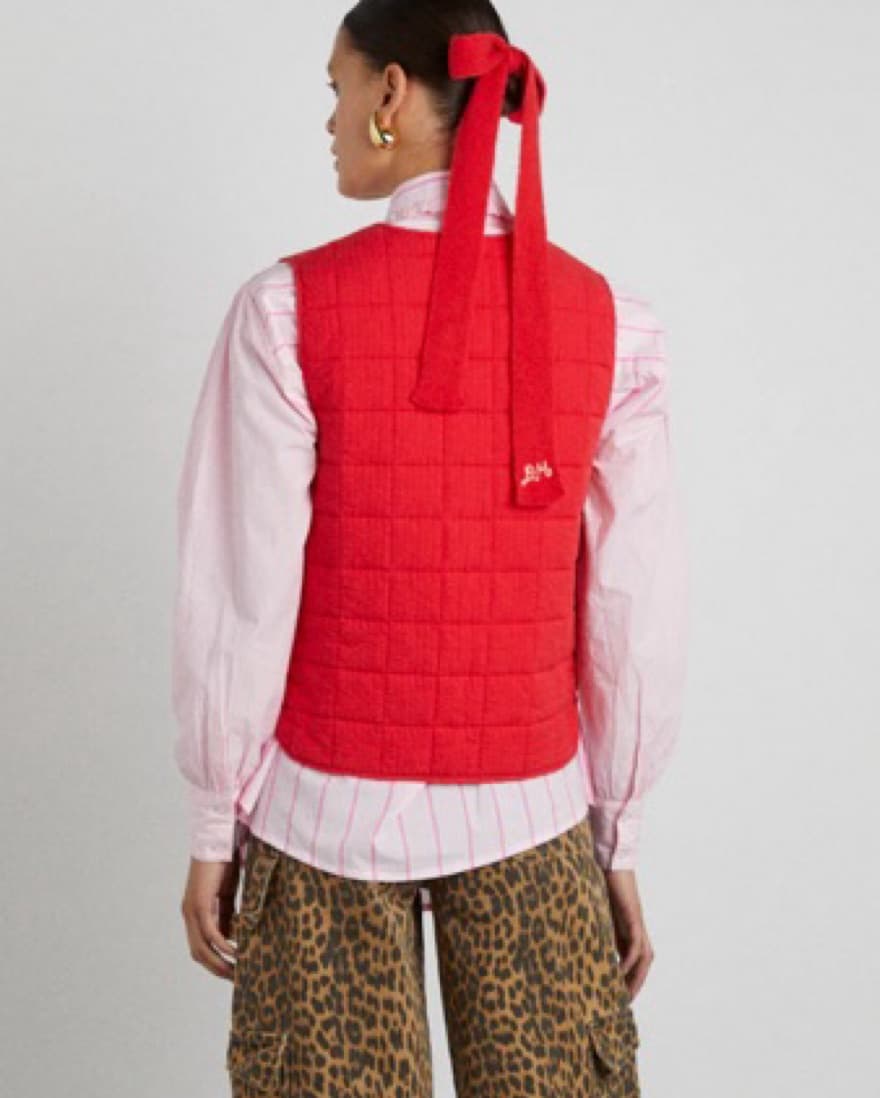 Damson Madder - Red Tie Vest UK10/US6 - Image 3