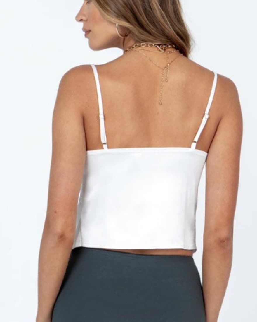 Princess Polly Buress Top White - Image 3