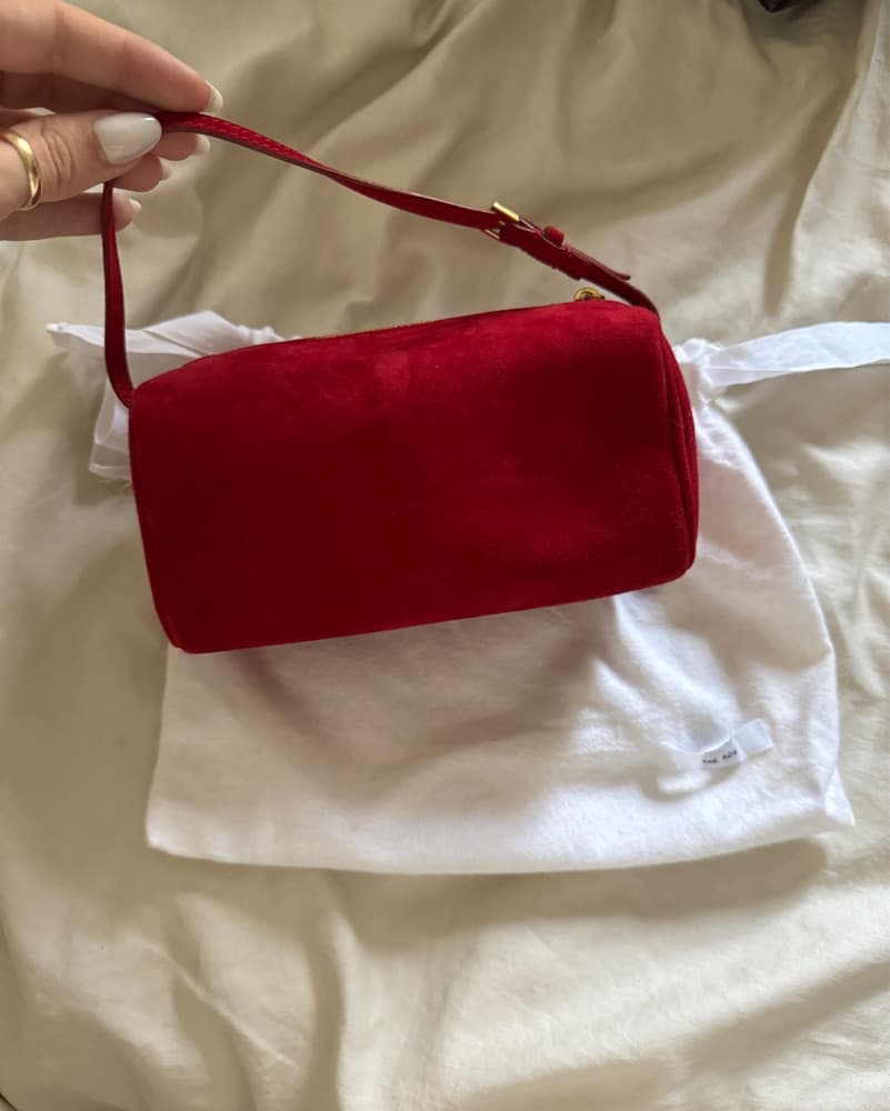 The Row 90’s Suede Bag - Image 1