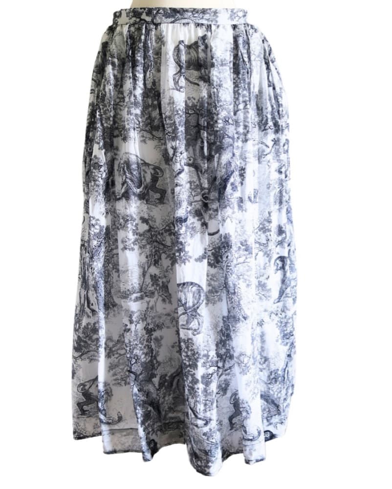 DIOR MID-LENGTH SKIRT TOILE DE JOUY 8 - Image 4