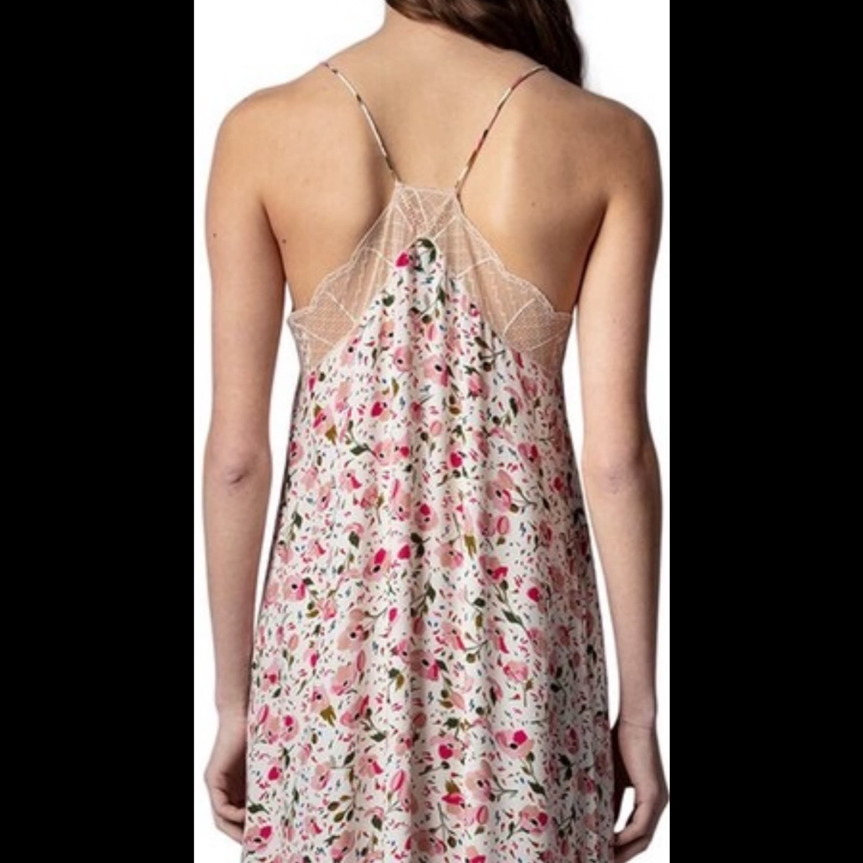 White pink floral Zadig & Voltaire Dress - Image 2