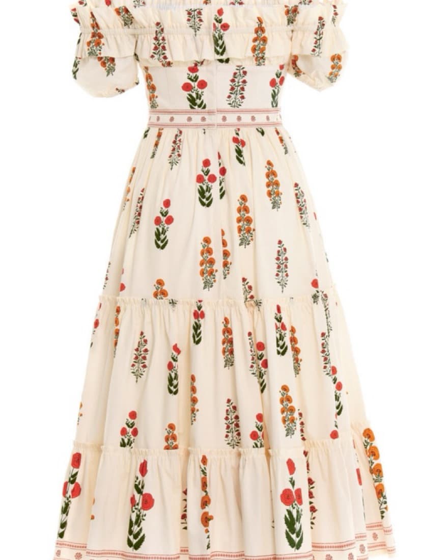 Agua by Agua Bendita Off Shoulder Midi - Image 2