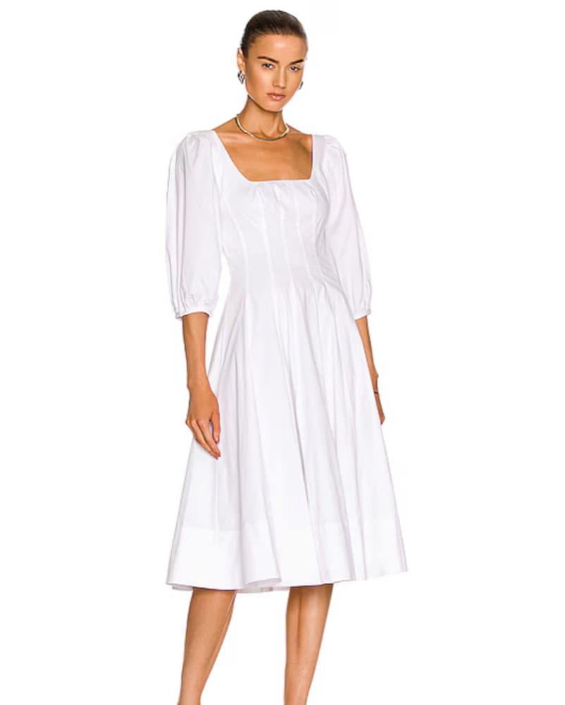Staud Swells White Dress - Image 1