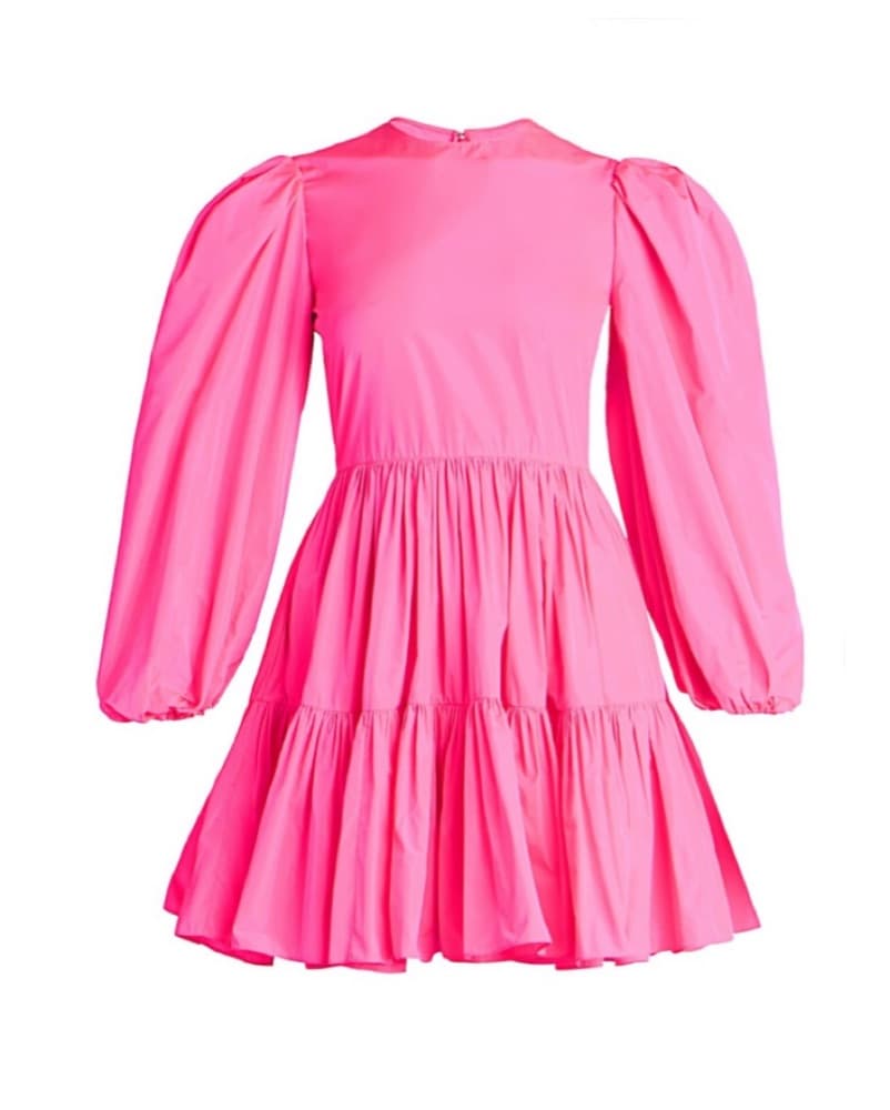 Valentino Puff Sleeve Mini Dress - Image 3