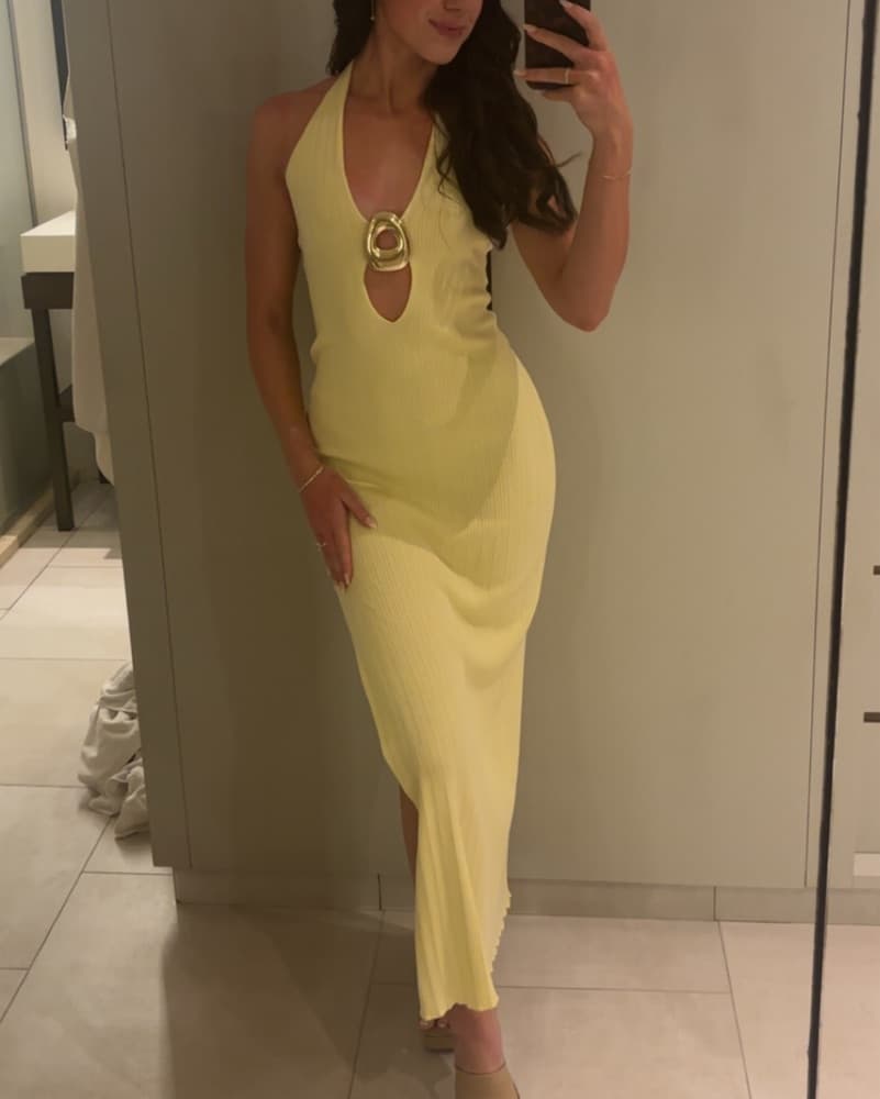 Runaway The Label Yellow Dress - Image 1