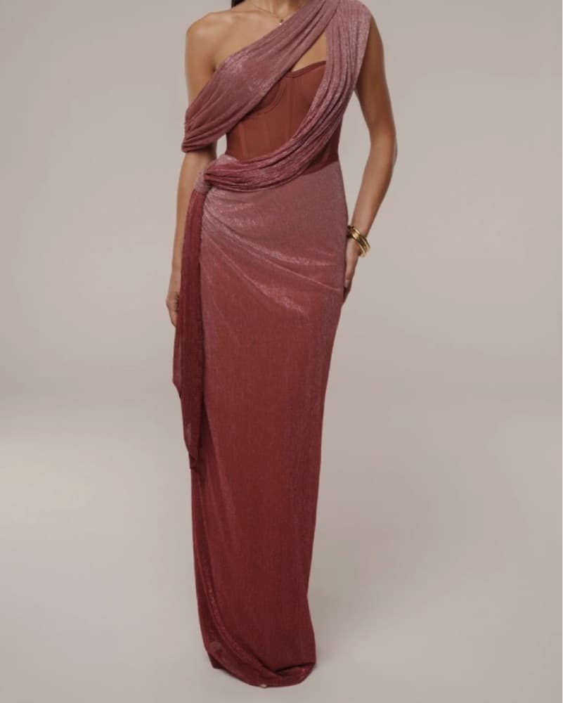 JluxLabel Brown Maxi Dress - Image 2